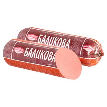 Ковбаса Новожанівський МК Баликова варена перший сорт - купити, ціни на Чудо Маркет - фото 1