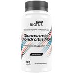 Глюкозамін, Хондроїтин, МСМ, Glucosamine, Chondroitin, MSM, Biotus, 120 таблеток