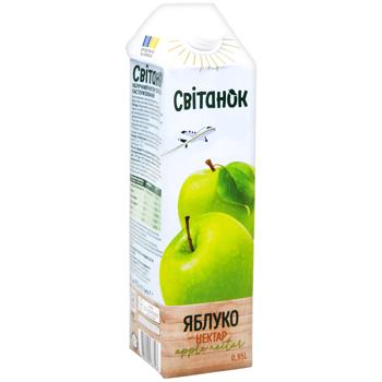Svitanok Apple Light Nectar 0.95l - buy, prices for Chudo Market - photo 2