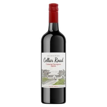 Вино Cellar Road Cabernet Sauvignon-Merlot красное сухое 13,5% 0,75л - купить, цены на NOVUS - фото 1