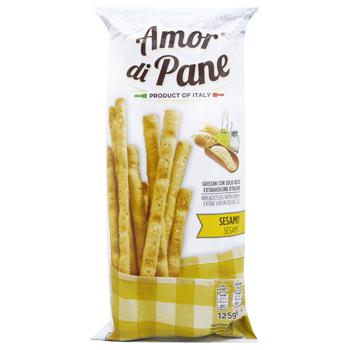 Amor di Pane Grissini with Sesame 125g - buy, prices for Tavria V - photo 1