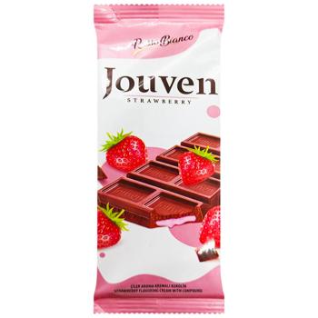 Шоколад Rosso Bianco Jouten Клубника 50г - купить, цены на КОСМОС - фото 1