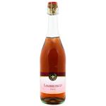 Вино игристое Abbazia Lambrusco Rosato розовое полусухое 8% 0,75л