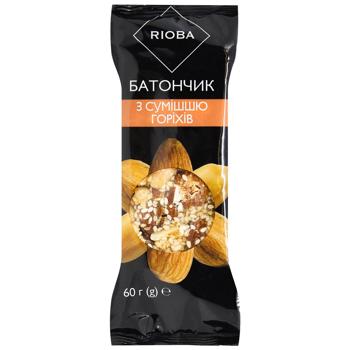 Rioba Mixed Nuts Bar 60g