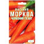 Насіння Auchan Морква Червоний гігант 10г