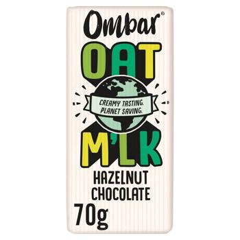 Ombar Organic Raw Hazelnut Dark Chocolate 70g