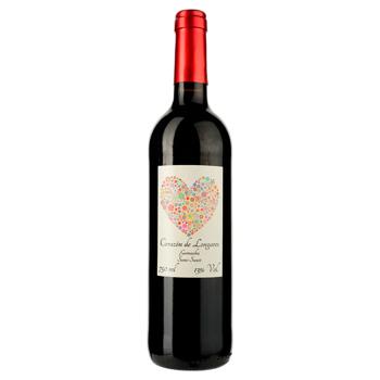 Вино Corazon de Longares Garnacha червоне напівсолодке 13% 0,75л - купити, ціни на Auchan - фото 1