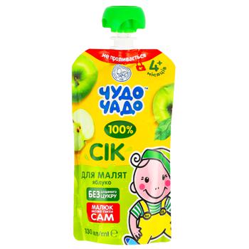 Chudo-Chado Apple Juice 130ml - buy, prices for COSMOS - photo 1