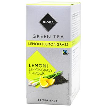 Чай зеленый Rioba с лимоном и лемонграссом 1,5г*25шт