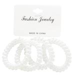 Гумки-пружинки для волосся перламутрові 4шт 3127-11