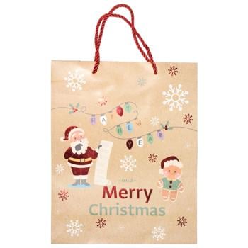 Paper Gift Bag 26x32x10cm 9164M - buy, prices for COSMOS - photo 1