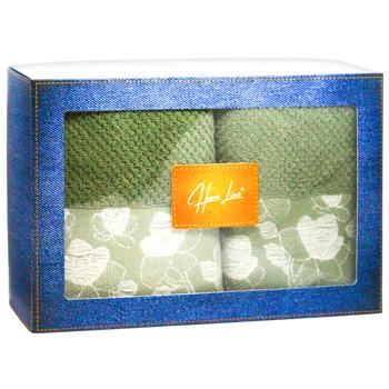 Homeline Green Towel Set in Box 50x90cm and 70x130cm - buy, prices for - photo 2