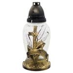 Spikelet Glass Icon Lamp with Paraffin Filler 25х11.5cm