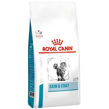 Корм сухой Royal Canin Skin & Coat для поддержания здоровья кожи у кошек 1,5кг - купить, цены на MasterZoo - фото 1
