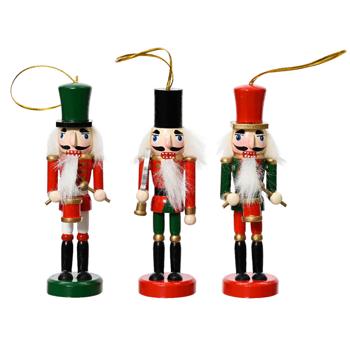 Decoris Nutcracker Christmas Tree Pendant 12.5cm in assortment - buy, prices for METRO - photo 1