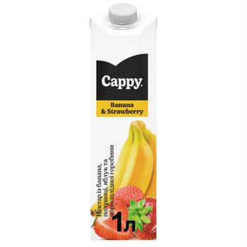 Нектар Cappy Банан-клубника 1л