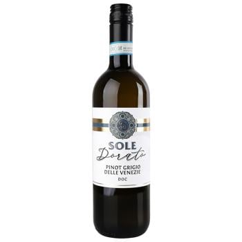 Sole Dorato Pinot Grigio Delle Venezie DOC white dry Wine 12% 0.75l