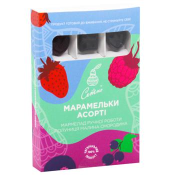 Мармелад Сетно Марамельки Полуниця, малина, смородина асорті 60г - купити, ціни на WINETIME - фото 2