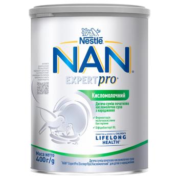Суміш молочна суха NESTLÉ® NAN® ExpertPro Кисломолочна для дітей з народження 400г