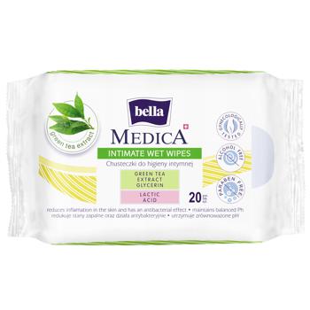 Салфетки влажные Bella Medica для интимной гигиены 20шт - купить, цены на ULTRAMARKET - фото 7