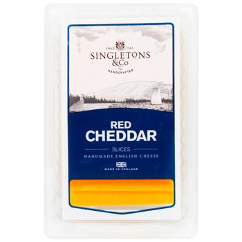 Singletons&Co Sliced Red Cheddar Cheese 150g