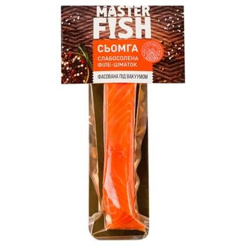 Семга Master Fish филе-кусок слабосоленая 130г