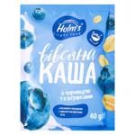 Каша вівсяна Holm's з чорницею та вершками 40г