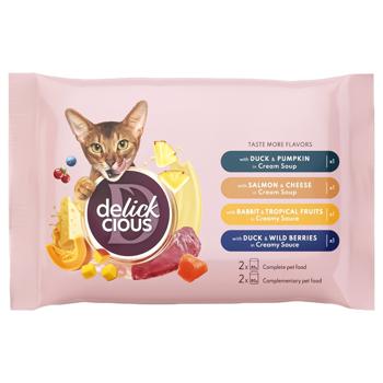 Delickcious Set №2 Adult Cat Wet Food Set 330g
