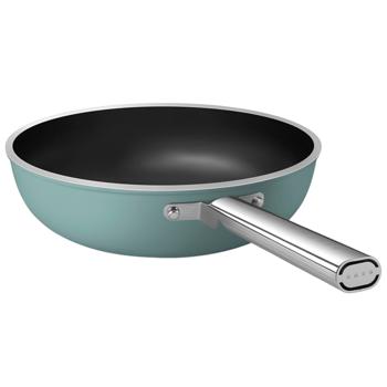 Smeg 50x Matte Frying Pan Wok 30cm Emerald Green - buy, prices for WINETIME - photo 3