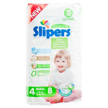 Підгузки Slipers S-204 4 Maxi 7-18кг 8шт - купити, ціни на - фото 4