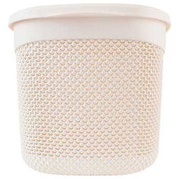 Ucsan Plastic Drop Rectangular Basket with Lid 15l