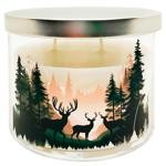 Paco Snowy Forest Candle in Glass 100x80mm