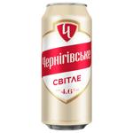 Chernigivske Svitle Light Beer 4.8% 0.5l