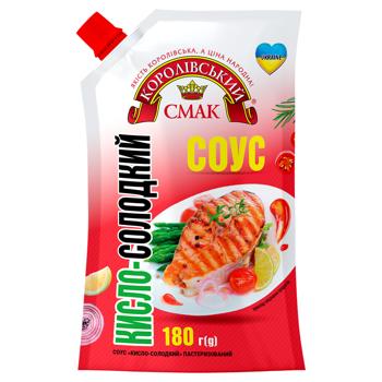 Royal Taste Sweet and Sour Sauce 180g - buy, prices for NOVUS - photo 1