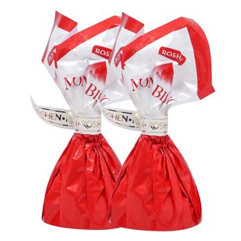 Roshen Mont Blanc Candies with Ground Almonds and Coconut Cream