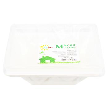 TCM Natural Caro Plate With Lid 16x16cm 3pcs - buy, prices for Za Raz - photo 1