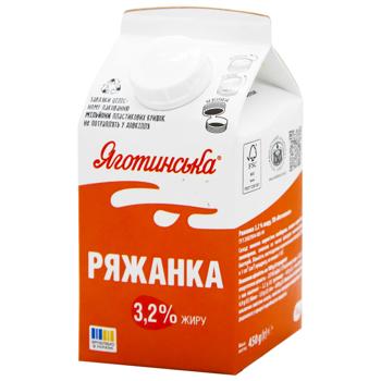 Ряженка Яготинская 3,2% 450г - купить, цены на КОСМОС - фото 2