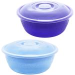 Миска Gusto Ягодка с крышкой пластик 2л