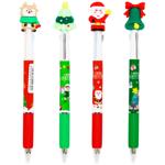 Ручка кулькова Новорічна в асортименті