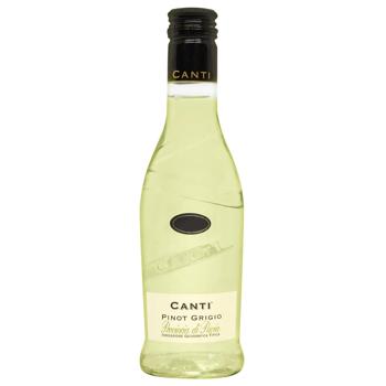 Вино Canti Pinot Grigio Veneto Blanc белое сухое 12% 250мл - купить, цены на AlcoHub - фото 1