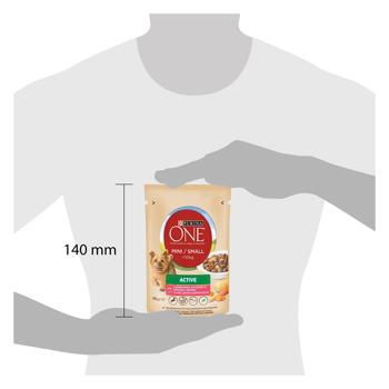 Purina One Active Wet Food with Beef, Potatoes and Carrots for Active Dogs of Small Breeds 85g - buy, prices for Auchan - photo 3