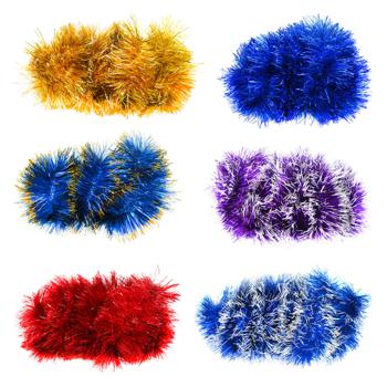 Fluffy Christmas Garland 7.5cm x 3m - buy, prices for MegaMarket - photo 1