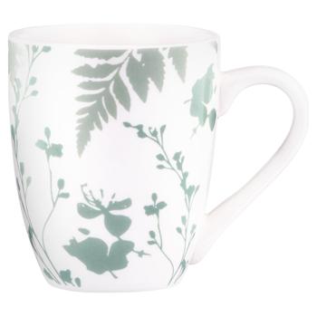 Ardesto Capri White-Green Cup 320ml - buy, prices for MegaMarket - photo 1