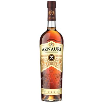 Бренді Aznauri 3 роки 40% 0,7л - купити, ціни на Чудо Маркет - фото 2