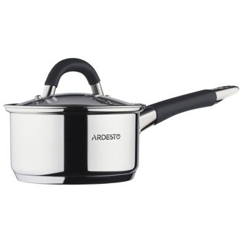 Ківш Ardesto Gemini Salerno зі скляною кришкою 1,2л