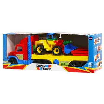 Игрушка Wader Super Truck Грузовик с трактором - купить, цены на ULTRAMARKET - фото 1