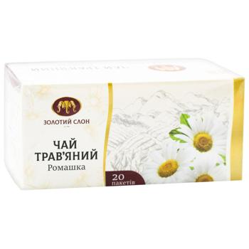 Zolotij Slon Chamomile Herbal Tea 1g*20pcs - buy, prices for - photo 2