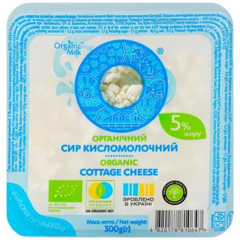 Organic Milk Cottage Cheese 5% 300g - buy, prices for WINETIME - photo 2
