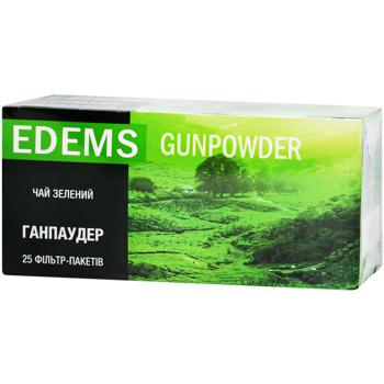 Чай зеленый Edems Gunpowder 2г*25шт - купить, цены на Auchan - фото 1