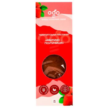 Ogo Apple-Strawberry Carpathian Pastila 30g - buy, prices for Supermarket "Kharkiv" - photo 1